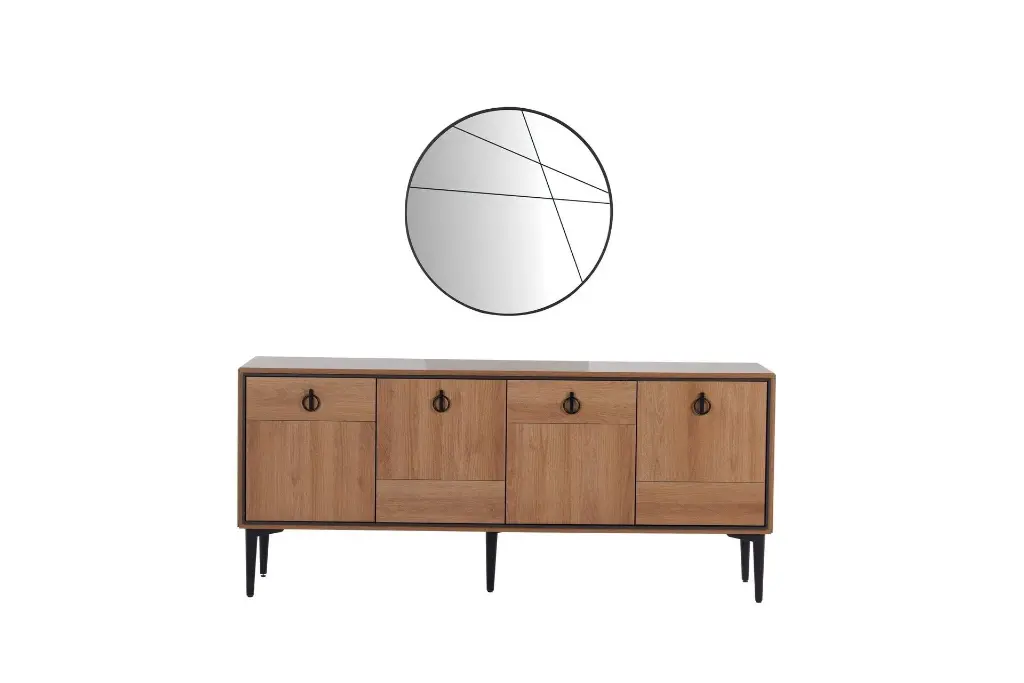 VISTA KONSOL LOFTY CEVİZ /MISTY ANTRASIT