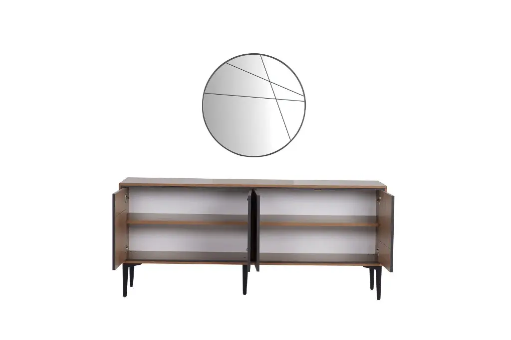 VISTA KONSOL LOFTY CEVİZ /MISTY ANTRASIT