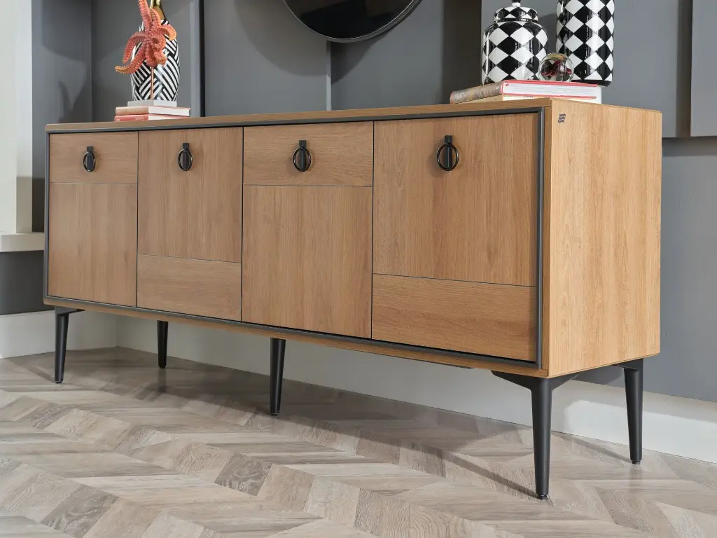 VISTA KONSOL LOFTY CEVİZ /MISTY ANTRASIT