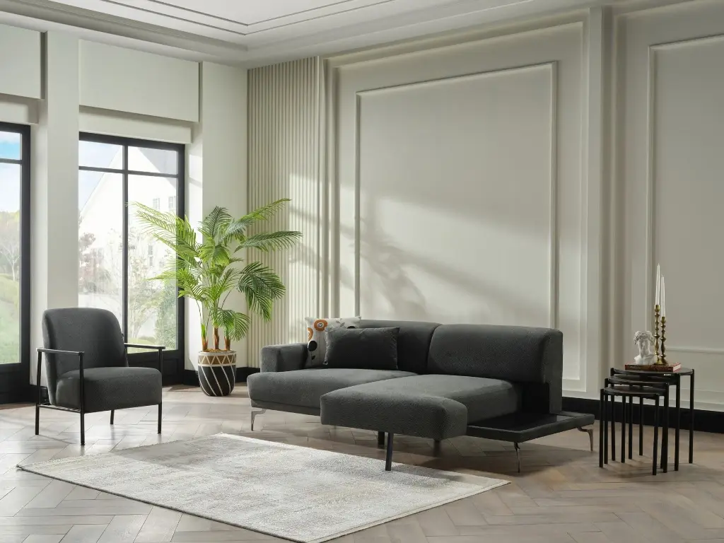 ALEXA FUME UCLURLX 4B-/MARVEN ANTRASIT SERPME/MARVEN ANTRASIT SERPME///////LINEN KREM DUZ2/PUNCH ALEXA DESEN//// 