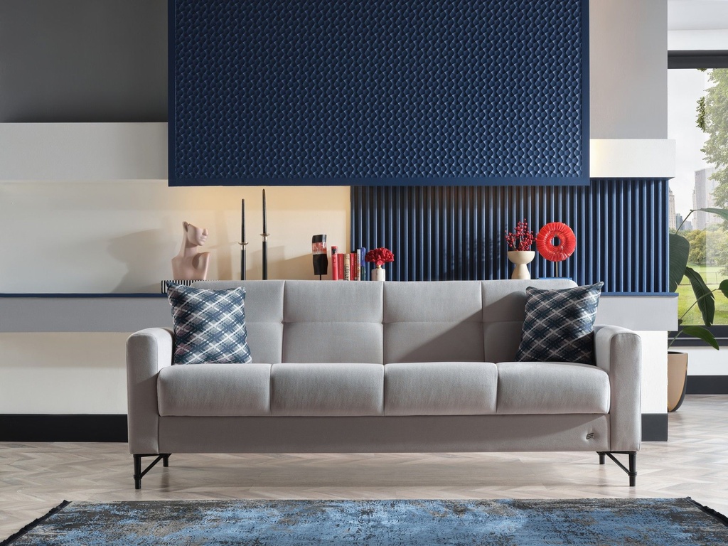 Monreo Üçlü Koltuk Gri 