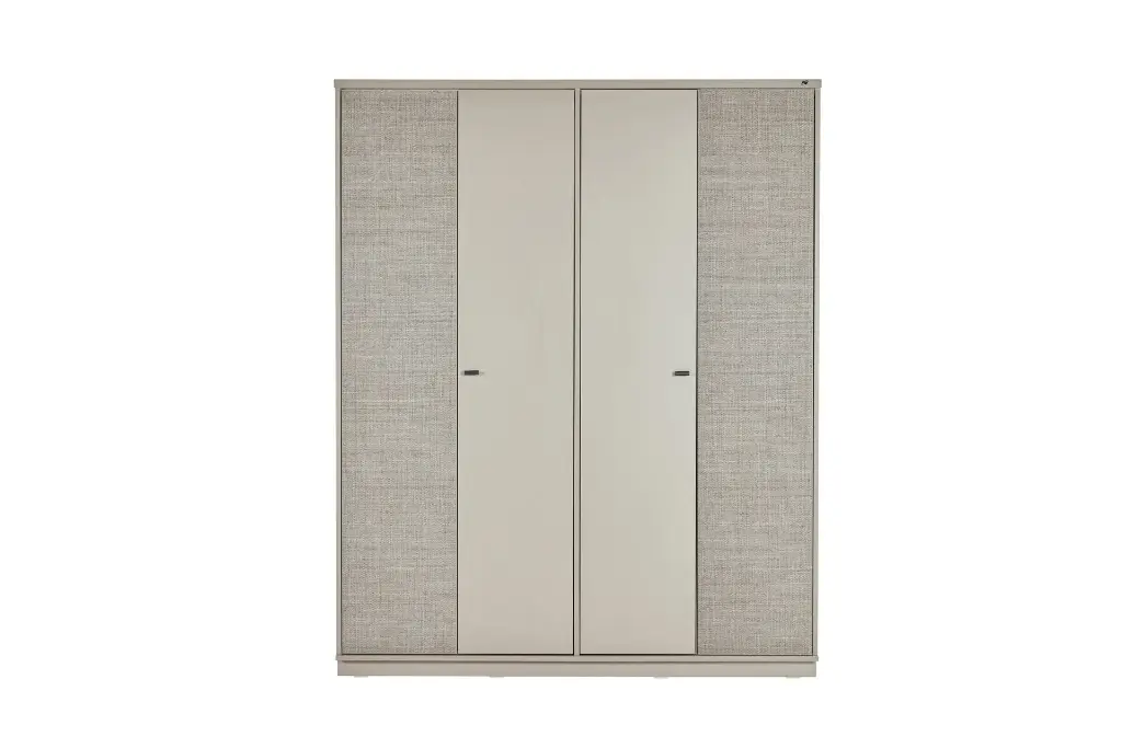 TRUVA 4 KAPAKLI DOLAP ERCİYES KREM/TRUVA TEKSTİL