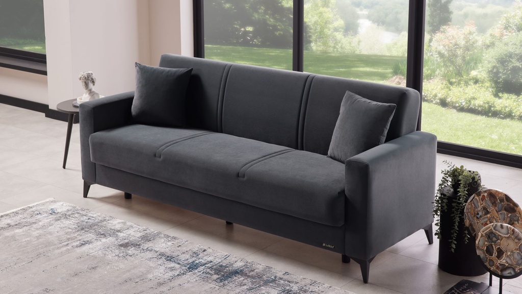 LUMA SOFA UCLU ANKA KOYU GRI 21	