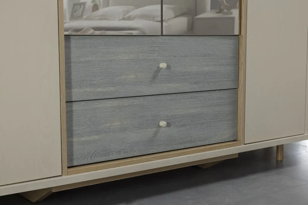 LINUS 6 KAPAKLI DOLAP MOLLY VIZON BEJ /MITRA MESE   