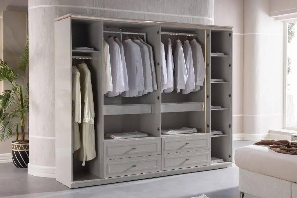 BRIELLA 6 KAPAKLI CAM KAPAKLI BUZ GR/ONYX MERMER 