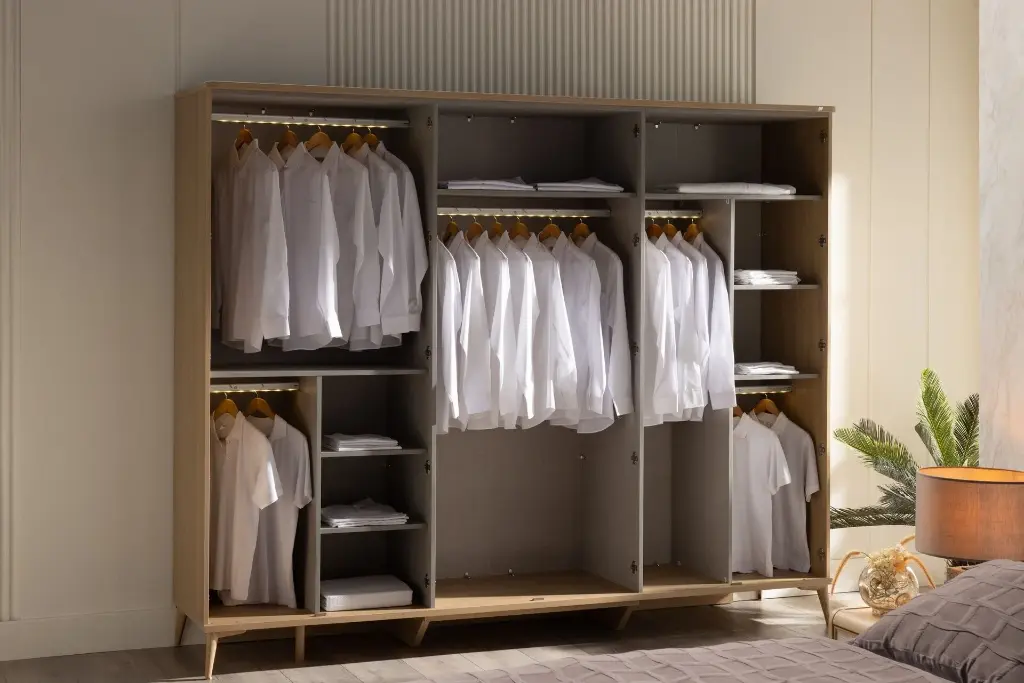 MITRA 6 KAPAKLI DOLAP MITRA MESE/MITRA TEKSTIL DESEN 