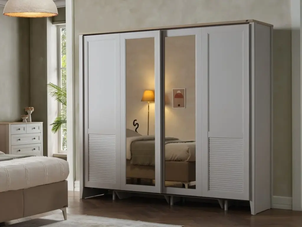 FIONA SURGU KAPAKLI DOLAP SEREZ GRI/FİONA MEŞE