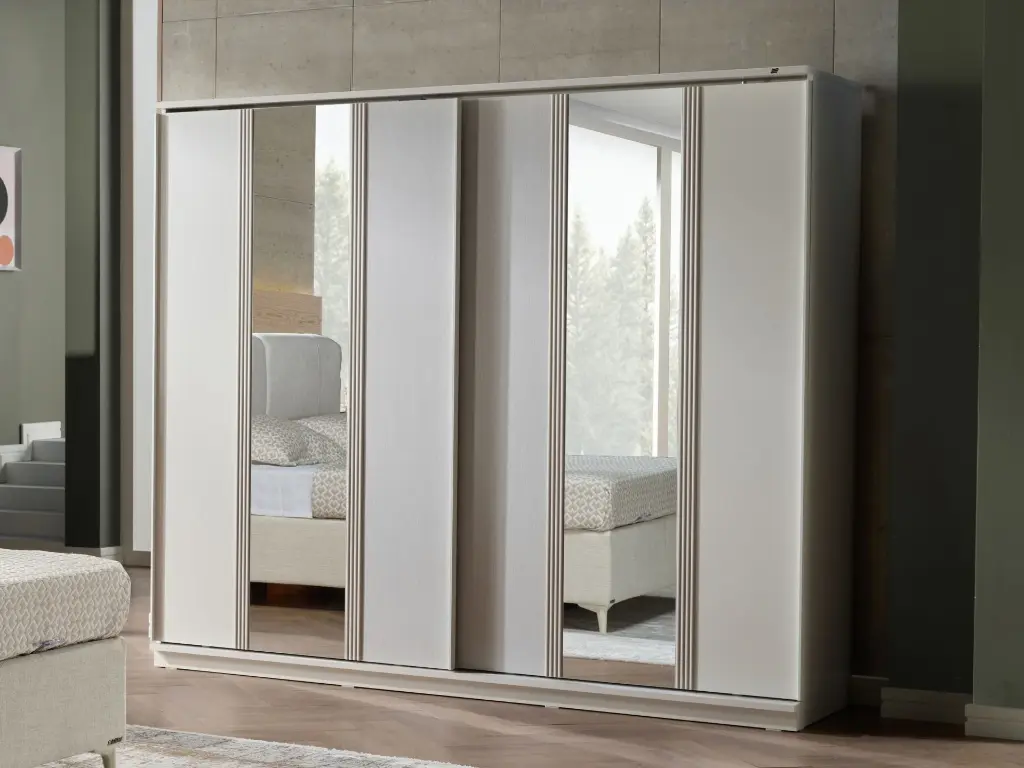 ALYA SURGU KAPAKLI DOLAP SEDEF KREM/GOCC