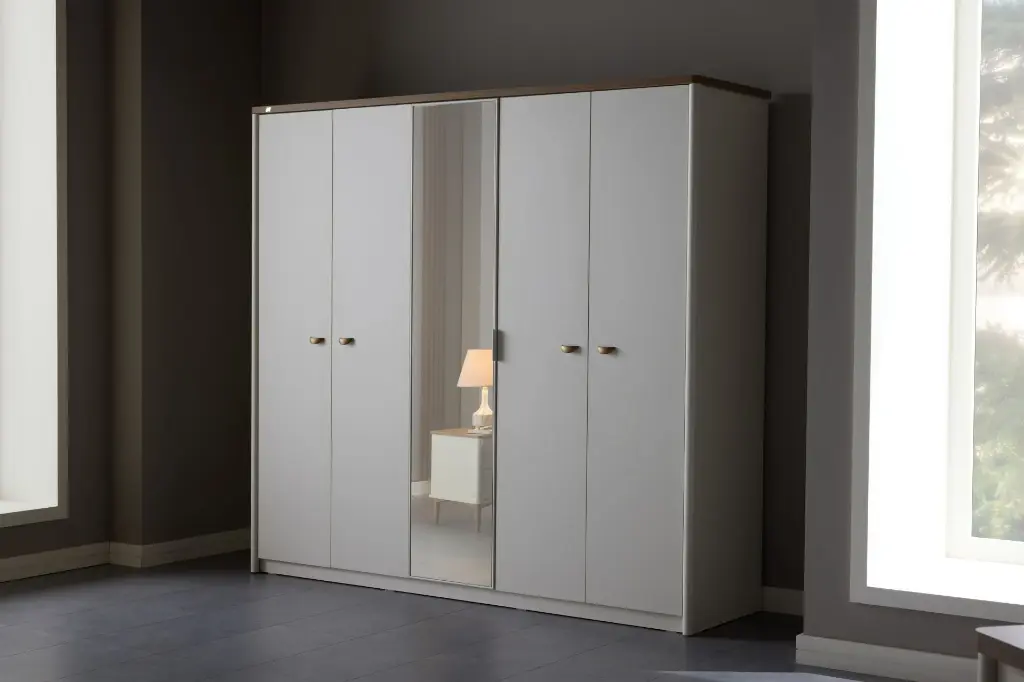 LAVITA 5 KAPAKLI DOLAP AYTAŞI KREM/NAGANO MESE