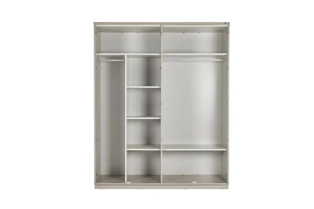 TRUVA 4 KAPAKLI DOLAP ERCİYES KREM/TRUVA TEKSTİL