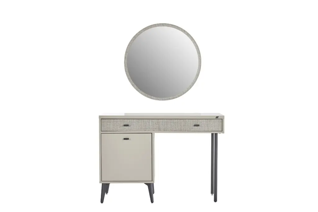 TRUVA MAKYAJ MASASI ERCİYES KREM/TRUVA TEKSTİL 