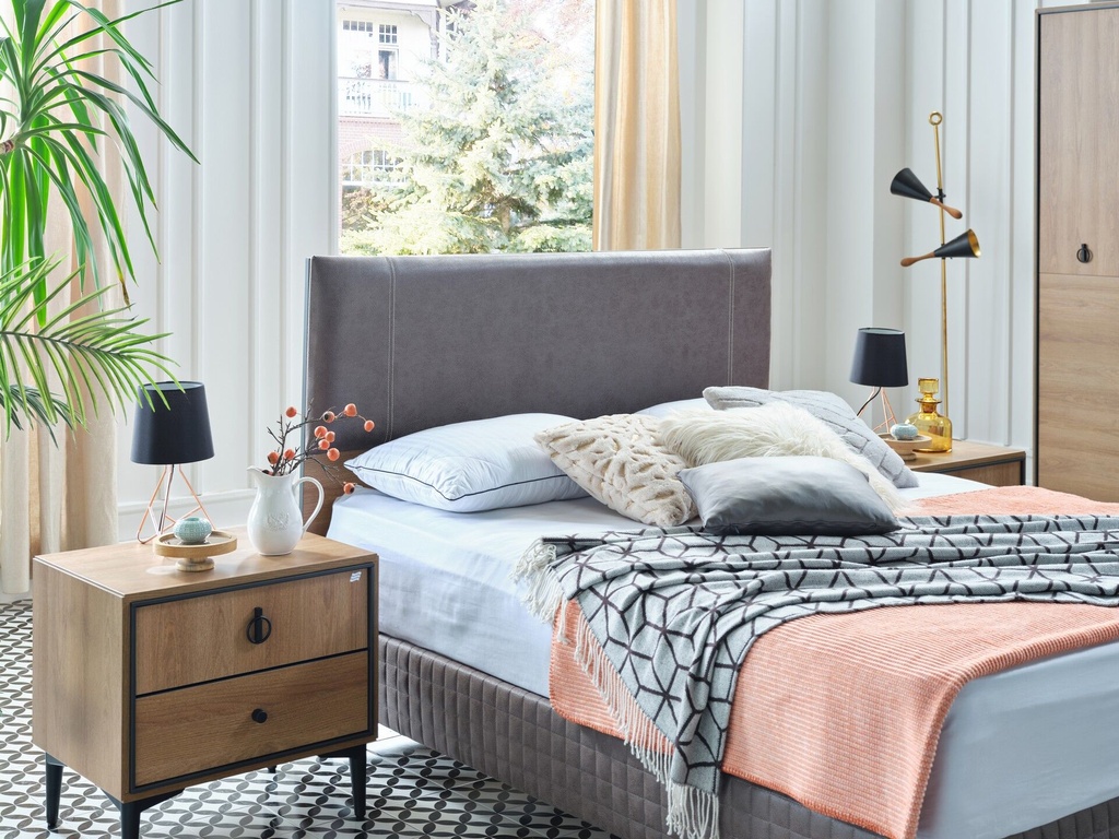 VISTA KOMODIN LOFTY CEVİZ /MISTY ANTRASIT