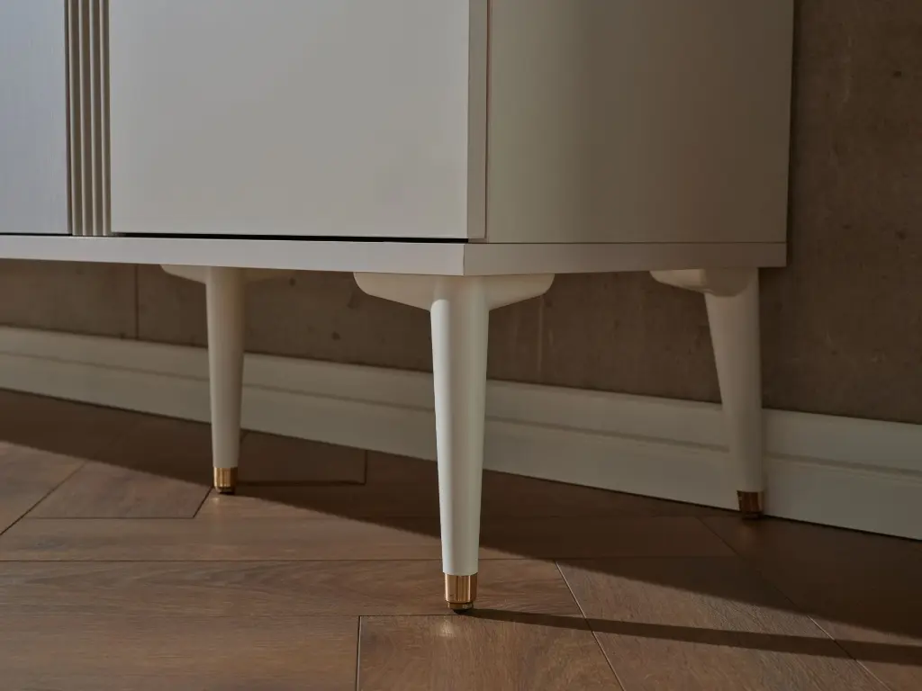 ALYA KONSOL SEDEF KREM/GOCCE TEKSTİL DESEN