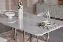 BRIELLA SABIT MASA ONYX MERMER/OPAK BEYAZ 