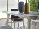 ALYA SABIT MASA SEDEF KREM/TRAVERTER DESEN 