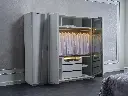 AYSA 6 KAPAKLI DOLAP PRSLN BYZ/GRİ CHEWRON