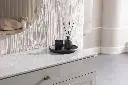 BRIELLA MAKYAJ MASASI HG BUZ GRİ/ONYX MERMER 