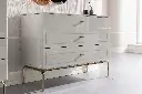 BRIELLA MAKYAJ MASASI HG BUZ GRİ/ONYX MERMER 