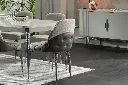 AYSA 8206 SANDALYE DÜĞMELİ 2 li KROM PARLAK/AYSA KREM DUZ PUMA-B 7292A 854-PP005
