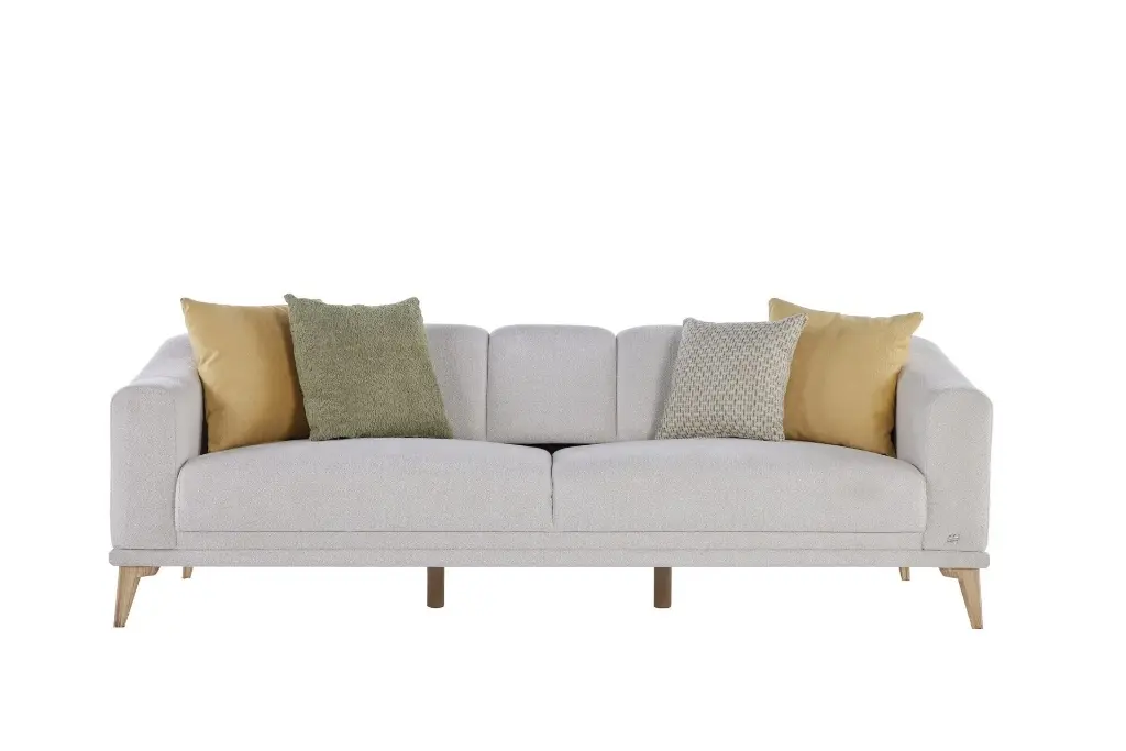 FIONA MESE UCLUYTLI 4B-FIONA KREM DUZ//BRIELLA SARI DUZ///////////FIONA YESIL PELUS/FIONA KREM-VIZON ANA 