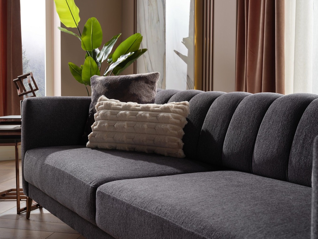 VANESSA BRZ UCLUYTLI 3B-MARS ANTRASIT DUZ//MARS KREM-VIZON-ANT. ANA//MARS KREM PELUŞ//////////