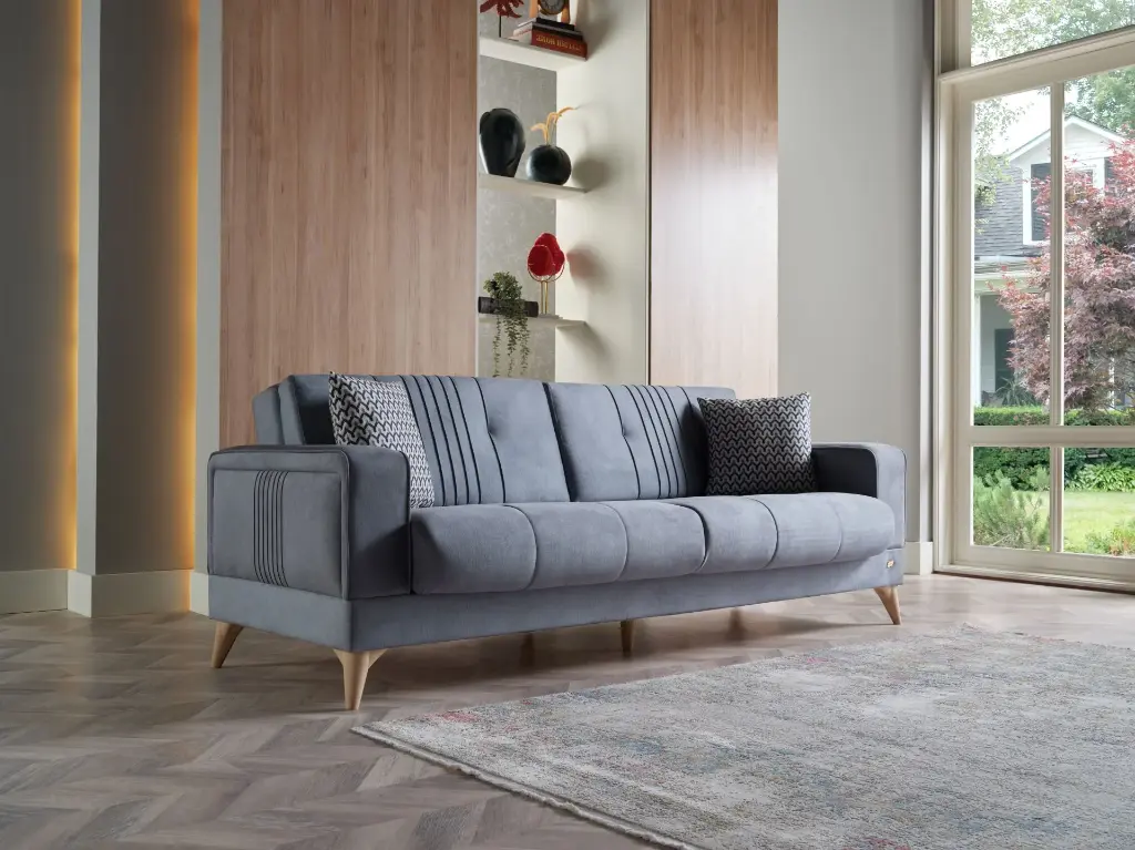 ELIZYA S A.MESE UCLU 2B-TOLEDO GRI DUZ//////////////TOLEDO ANTRASIT-GRI-LACIVERT ANA