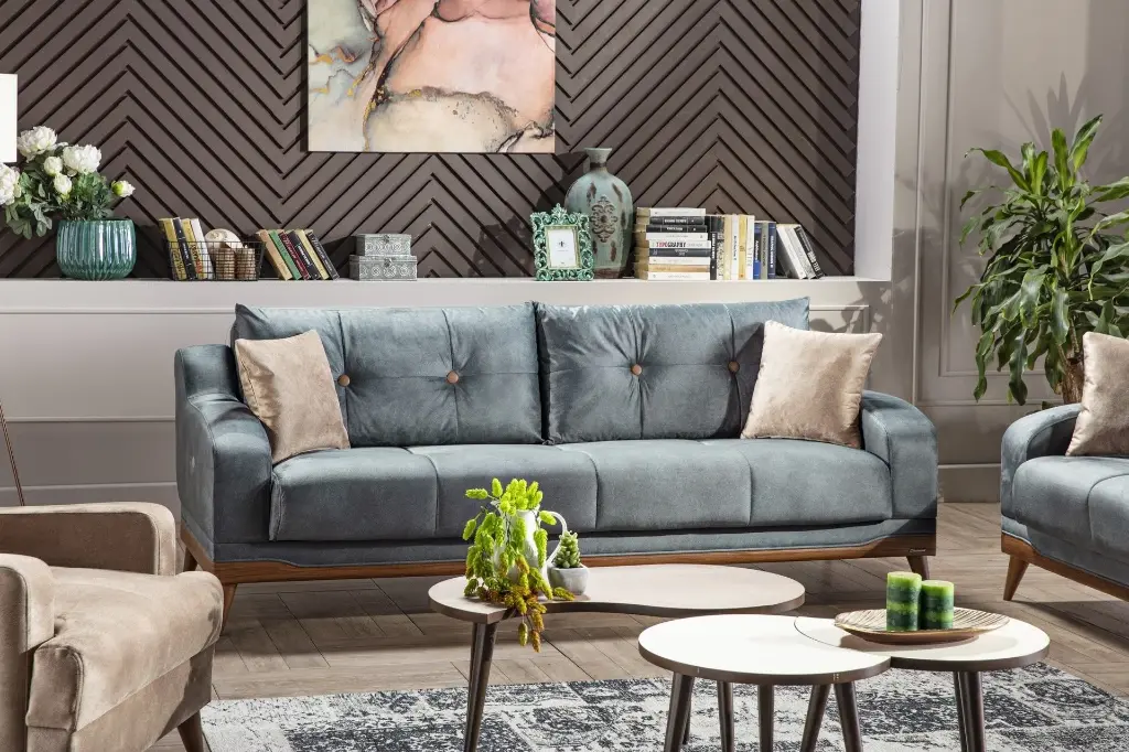 ESTILO X A.CVZ UCLU 3B-VISTA YESIL DUZ//CAPRICE FOLYO DUZ/VISTA VIZON DUZ///////////