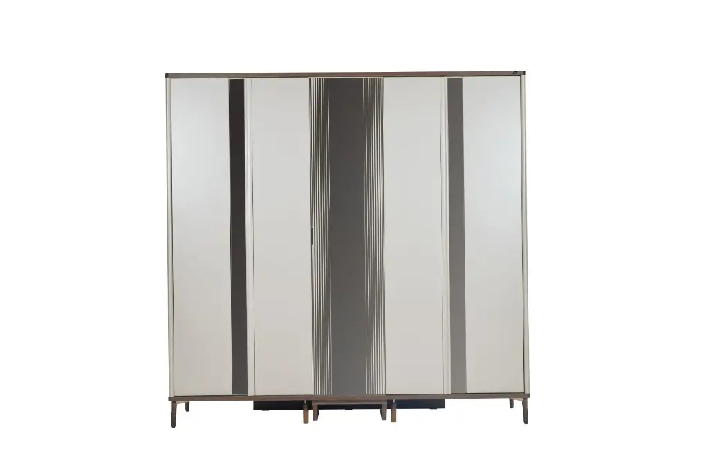 MARVEN 5 KAPAKLI DOLAP CORDOBA KREM/ALAGRA CEVİZ