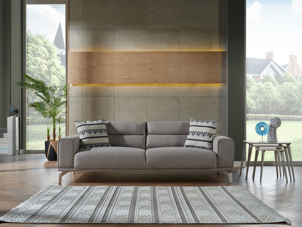 [201ALSK0402000002] ALYA KR UCLUYTLI 2B-ALYA GRI DUZ//ALYA ANTRASIT-GRI ANA////////////