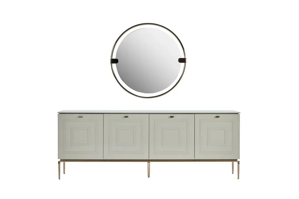 BRIELLA KONSOL HG BUZ GRİ/ONYX MERMER 