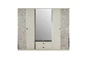 TRUVA 6 KAPAKLI DOLAP ERCİYES KREM/TRUVA TEKSTİL 