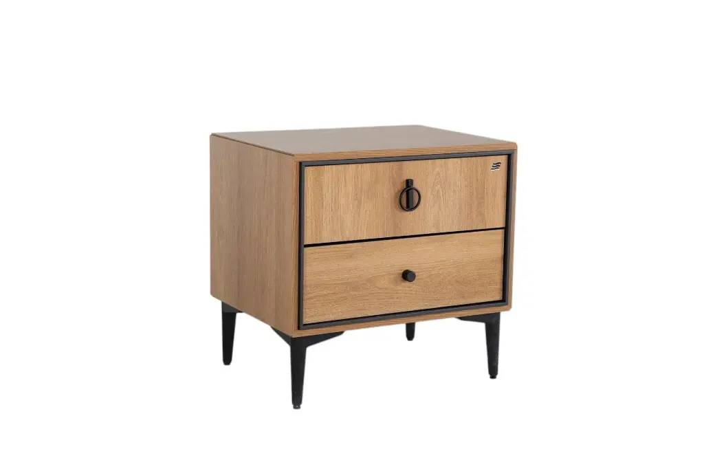 [22VSK2300LCBO] VISTA KOMODIN LOFTY CEVİZ /MISTY ANTRASIT