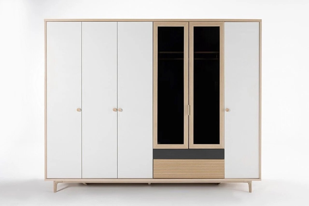 RETRO 6 KAPAKLI DOLAP RETRO MESE/MISTY UNI