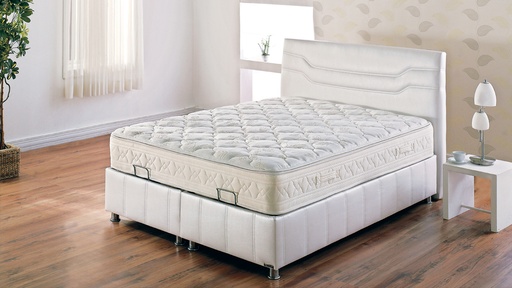 [202FERO5602000097] FERRO BAZA 160X200 2B-MILAS BEYAZ DUZ//BTKS BAZA KUMASI DUZ//