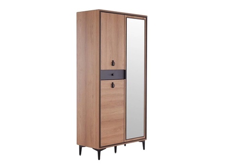[22VSK2602LCBO] VISTA PORTMANTO DOLAP LOFTY CEVİZ /MISTY ANTRASIT-----