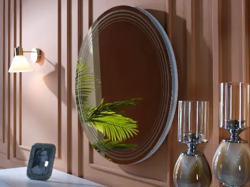 [22PAT2425FDFD] PLATIN KONSOL AYNA/UNI BEYAZ