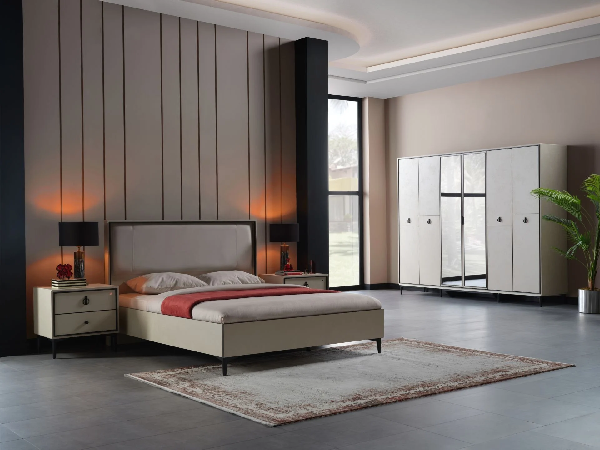 [58VSK8005SSBO] Vista Schlafzimmer Set