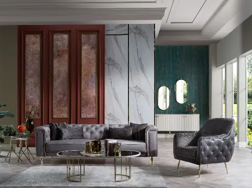 [58BLNA0000000] Blanca Sitzgruppe 3+1