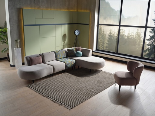 [58TEDS0000000] Teddy Ecksofa Grau