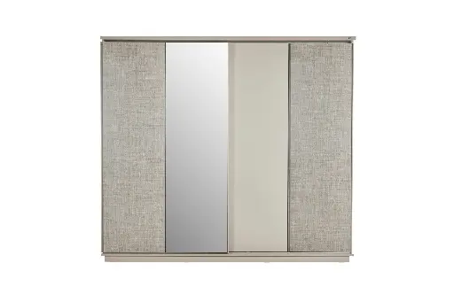 [22TRV2001DWKM] TRUVA SURGU KAPAKLI DOLAP ERCİYES KREM/TRUVA TEKSTİL