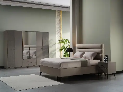 [58TRV8005DWKM] Truva Schlafzimmer Set