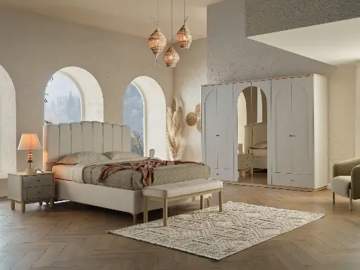 [58BOR8005ZXDX] Borneo Bohem Schlafzimmer Set