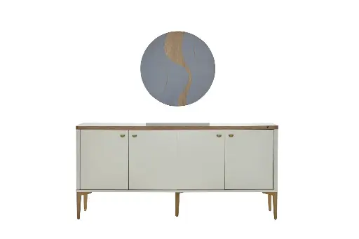 [22LAT2550LBCO] LAVITA KONSOL AYTAŞI KREM/NAGANO MESE