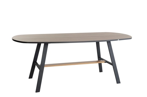 [22VSK3151LCLC] VISTA SABIT OVAL MASA/LOFTY CEVİZ