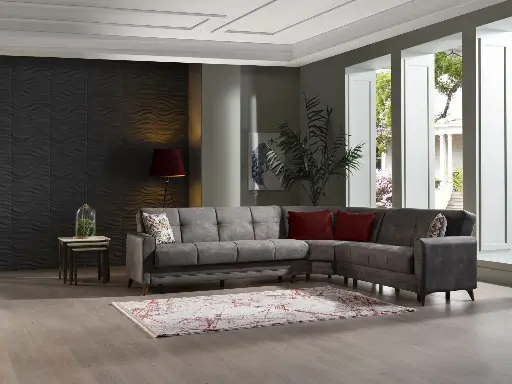 [204SXKCK303000104] STAR X A.CVZ KOSE K2K3PAR TK 3B-ROLF ANTRASIT DUZ/ROLF BORDO DUZ//ROLF KREM-ANTRASIT-HARDAL ANA///////////